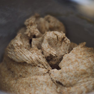 Masa de pan integral